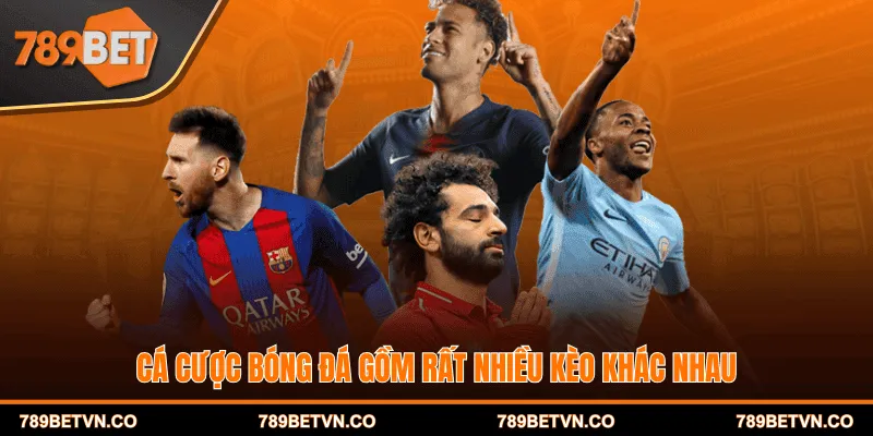 Cá cược bóng đá gồm rất nhiều kèo khác nhau